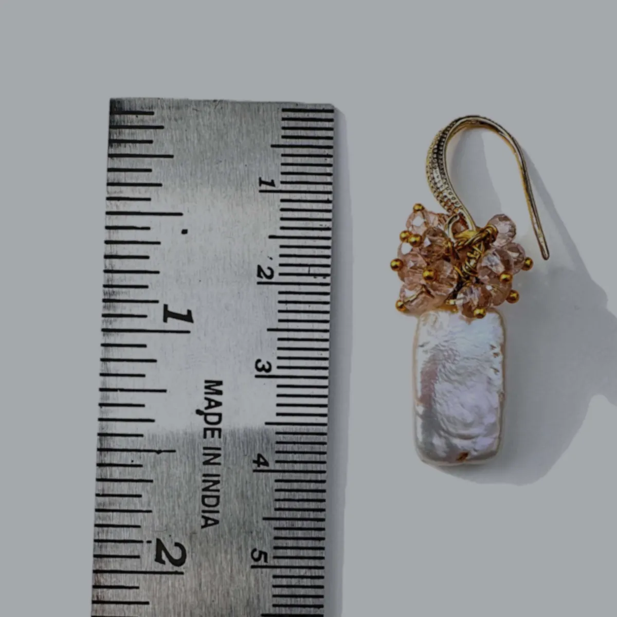 Keshi Pearl Earrings view 3