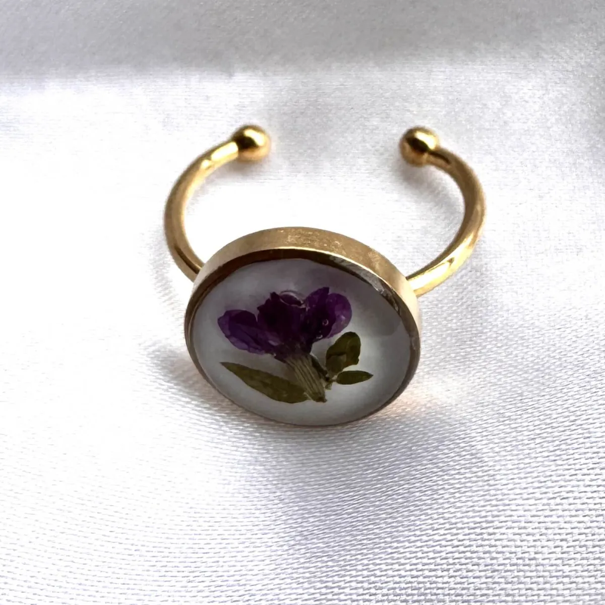 Wildflower Resin Ring