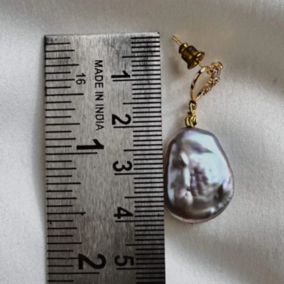 Ocean Heart Earrings view 3