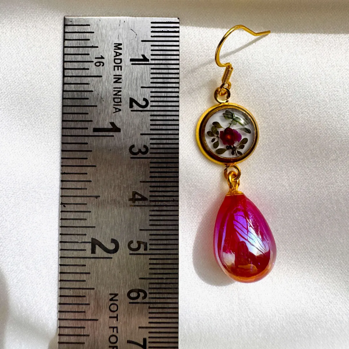 Ruby Bloom Earrings view 2