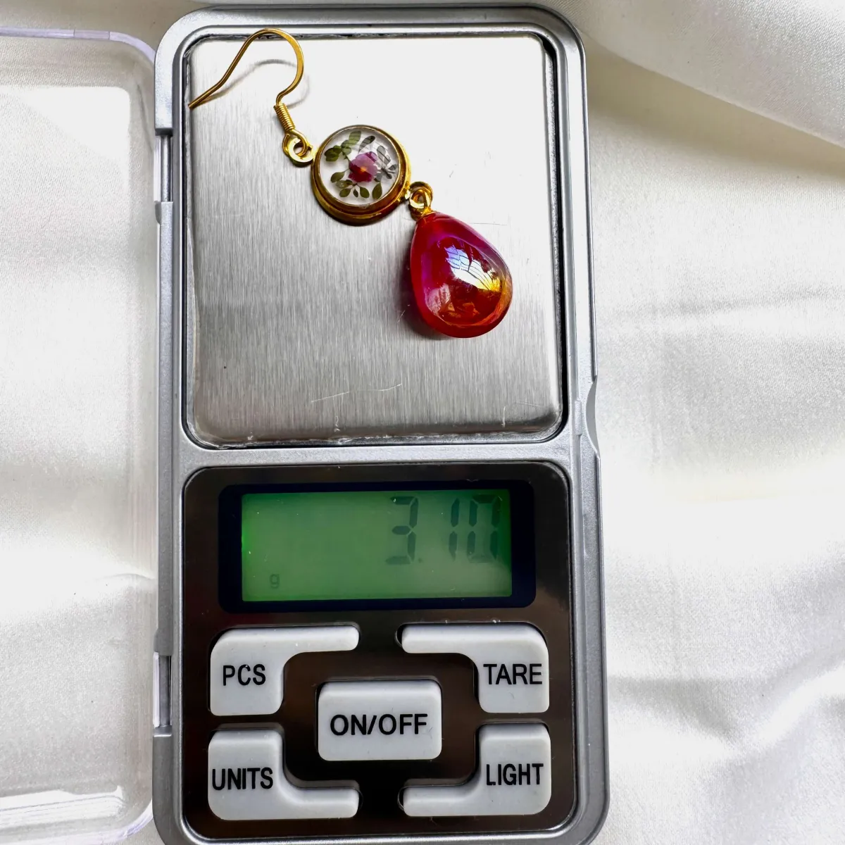 Ruby Bloom Earrings view 3