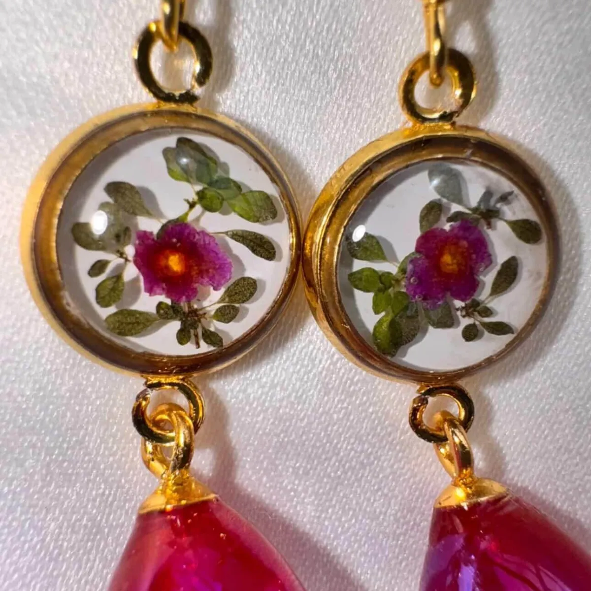 Ruby Bloom Earrings view 4