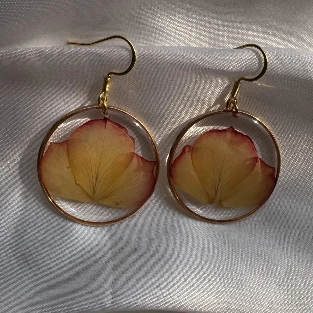 Yelora Rose Petal Earrings | Amyco view 2